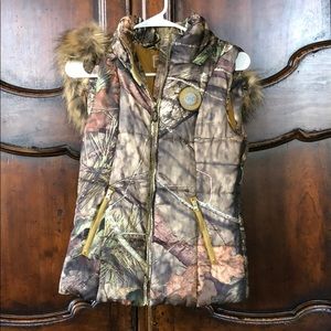 Girls with Guns Camo Fur Vest